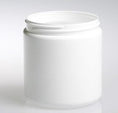 Load image into Gallery viewer, Jar 16 oz HDPE wide mouth 89/400 white (anti-static)
