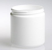 Jar 16 oz HDPE wide mouth 89/400 white (anti-static)