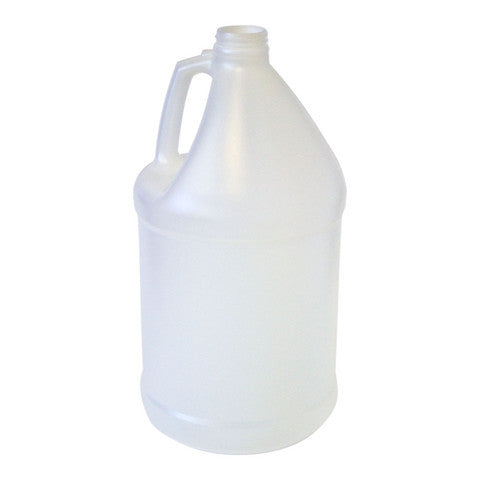 Bottle gallon slant handle HDPE 38/400 natural – Amen Packaging