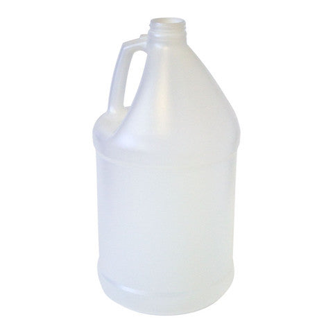 Bottle gallon round HDPE 38mm 4/1 reshipper natural