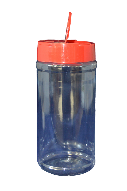 SPICE JAR 16 OZ PET ROUND  63-485 CLEAR